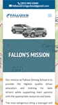 Mobile Screenshot of fallonsdrivingschool.com